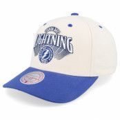 Mitchell&Ness - NHL Vit adjustable Keps - Tampa Bay Lightning Horizon Pro Off White/Blue Adjustable @ Hatstore