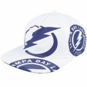 Mitchell&Ness - NHL Vit snapback Keps - Tampa Bay Lightning In Your Face Deadstock White Snapback @ Hatstore