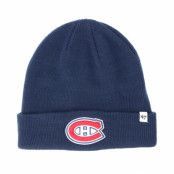 47 Brand - NHL Blå cuff Beanie - Montreal Canadiens Raised Knit Light Navy Cuff @ Hatstore