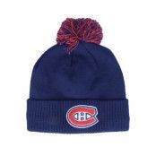 Adidas - NHL Blå pom Beanie - Montreal Canadiens NHL Cuff Beanie Navy Blue Pom @ Hatstore