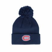 Adidas - NHL Blå pom Beanie - Montreal Canadiens NHL Cuffed Beanie Navy Blue Pom @ Hatstore