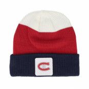 Fanatics - NHL Blå cuff Beanie - Montreal Canadiens Showboat Navy/Cardinal/White Cuff @ Hatstore