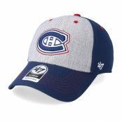 47 Brand - NHL Blå adjustable Keps - Montreal Canadiens Formation 47 Mvp Grey/Navy/Red Adjustable @ Hatstore