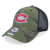 47 Brand - NHL Camo trucker Keps - Montreal Canadiens 47 Mvp Camo/Black Trucker @ Hatstore