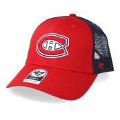 47 Brand - NHL Röd trucker Keps - Montreal Canadiens Branson 47 Mvp Mesh Red/Navy Trucker @ Hatstore