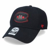 47 Brand - NHL Svart adjustable Keps - Montreal Canadiens Mvp Black/Red Outline Adjustable @ Hatstore