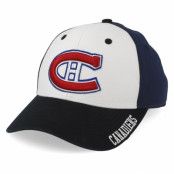 Adidas - NHL Blå adjustable Keps - Montreal Canadiens Cotton 3 Colour White/Navy/Black Adjustable @ Hatstore