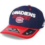 Adidas - NHL Blå flexfit Keps - Montreal Canadiens Locker Room Structured Navy Flexfit @ Hatstore