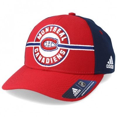 Adidas - NHL Röd adjustable Keps - Montreal Canadiens Strucured Red/Navy Adjustable @ Hatstore