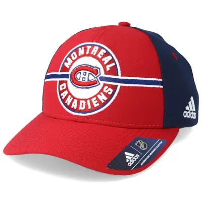 Adidas - NHL Röd adjustable Keps - Montreal Canadiens Strucured Red/Navy Adjustable @ Hatstore