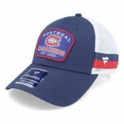 Fanatics - NHL Blå trucker Keps - Montreal Canadiens Structured Navy/Cardinal Trucker @ Hatstore