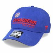 Fanatics - NHL Blå unconstructed Keps - Montreal Canadiens Authentic Pro Locker Room Dad Cap Blue Adjustable @ Hatstore