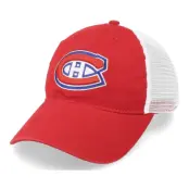 Fanatics - NHL Röd trucker Keps - Montreal Canadiens Core Unstructured Mesh Red/White Trucker @ Hatstore