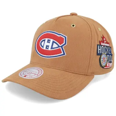 Mitchell&Ness - NHL Beige adjustable Keps - Hatstore Exclusive x Montreal Canadiens Remarkable NHL Tan Adjustable @ Hatstore