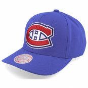 Mitchell&Ness - NHL Blå adjustable Keps - Montreal Canadiens Team Ground 2.0 Pro Blue Adjustable @ Hatstore