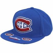 Mitchell&Ness - NHL Blå snapback Keps - Montreal Canadiens Vintage Hat Trick Blue Snapback @ Hatstore