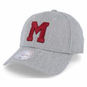 Mitchell&Ness - NHL Grå adjustable Keps - Montreal Maroons Team Logo Low Pro Strapback Heather Grey Adjustable @ Hatstore