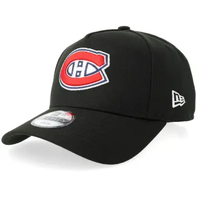 New Era - NHL Svart adjustable Keps - Kids Hatstore Exclusive x Montreal Canadiens 9FORTY Black A-frame Adjustable @ Hatstore