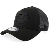 New Era - NHL Svart trucker Keps - Hatstore Exclusive x Montreal Canadiens 9FORTY Black A-frame Trucker @ Hatstore