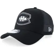 New Era - NHL Svart trucker Keps - Montreal Canadiens 9FORTY Black/White A-Frame Trucker @ Hatstore