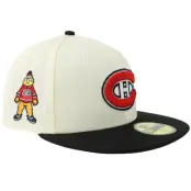 New Era - NHL Vit fitted Keps -"Hatstore Exclusive x Montreal Canadiens 59FIFTY Chrome/Black Fitted"@ Hatstore