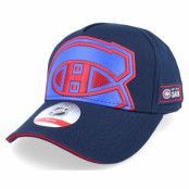 Outerstuff - NHL Blå adjustable Keps - Kids Montreal Canadiens Big-Face Precurved College Navy Adjustable @ Hatstore