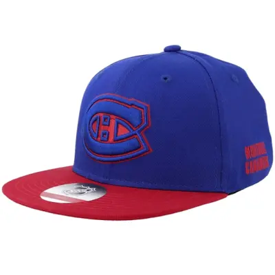 Outerstuff - NHL Blå Keps - Kids Montreal Canadiens Blue/Red Snapback @ Hatstore