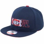 Outerstuff - NHL Blå snapback Keps - Kids Montreal Canadiens Life Style Grphic Snapback @ Hatstore