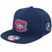 Outerstuff - NHL Blå snapback Keps - Kids Montreal Canadiens Logo Flatbrim Navy Snapback @ Hatstore