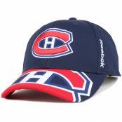 Reebok - NHL Blå adjustable Keps - Montreal Canadiens Bonded Logo Adjustable @ Hatstore