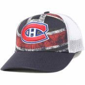 Reebok - NHL Blå adjustable Keps - Montreal Canadiens Print Structured Adjustable @ Hatstore