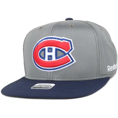Reebok - NHL Grå snapback Keps - Montreal Canadiens Ripstop Snapback @ Hatstore