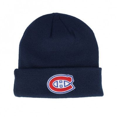 Outerstuff - NHL Blå cuff Beanie - Kids Montreal Canadiens Knit Beanie Navy Cuff @ Hatstore