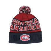 Outerstuff - NHL Blå pom Beanie - Kids Montreal Canadiens NHL Beanie Navy/Red Pom @ Hatstore