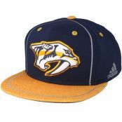 Adidas - NHL Blå snapback Keps - Nashville Predators Bravo Navy/Yellow Snapback @ Hatstore