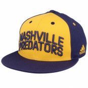 Adidas - NHL Gul snapback Keps - Nashville Predators Flat Brim Yellow/Navy Snapback @ Hatstore