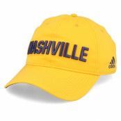 Adidas - NHL Gul unconstructed Keps - Nashville Predators Coach Yellow/Navy Adjustable @ Hatstore