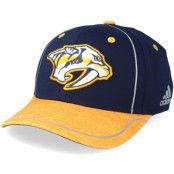 Adidas - NHL Svart flexfit Keps - Nashville Predators Alpha Navy/Yellow Flexfit @ Hatstore