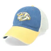 American Needle - NHL Blå trucker Keps - Nashville Predators Hanover Ivory&Navy&Gold Trucker @ Hatstore