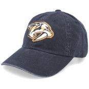 American Needle - NHL Blå unconstructed Keps - Nashville Predators New Raglin Navy Dad Cap @ Hatstore