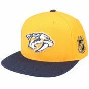 American Needle - NHL Gul snapback Keps - Nashville Predators Blockhead Gold/Dark Navy Snapback @ Hatstore