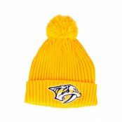 Fanatics - NHL Gul pom Beanie - Nashville Preditors Value Core Beanie Yellow Pom @ Hatstore