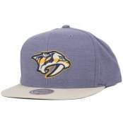 Mitchell & Ness - Nashville Predators Heather Profile NHL Snapback
