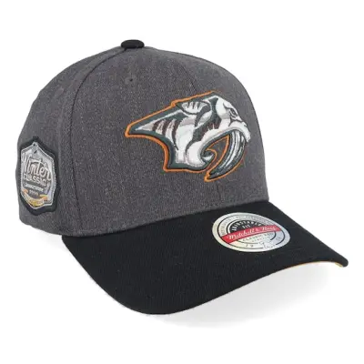 Mitchell&Ness - NHL Grå adjustable Keps - Hatstore Exclusive x Nashville Predators Power Play Grey/Black Adjustable @ Hatstore