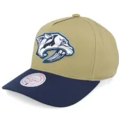 Mitchell&Ness - NHL Grön adjustable Keps - Hatstore Exclusive x Nashville Predators Pro Crown Green/Navy A-frame Adjustable @ Hatstore