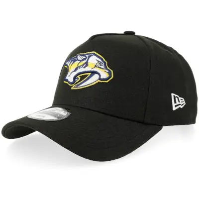 New Era - NHL Svart adjustable Keps - Kids Hatstore Exclusive x Nashville Predators 9FORTY Black A-frame Adjustable @ Hatstore