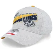 Outerstuff - NHL Grå adjustable Keps - Nashville Predators Overload Heather Procurve Grey Adjustable @ Hatstore
