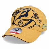 Outerstuff - NHL Gul adjustable Keps - Kids Nashville Predators Big-Face Precurved Gold Adjustable @ Hatstore