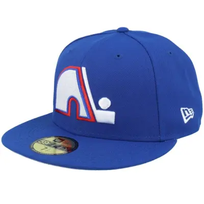 New Era - Blå fitted Keps - Quebec Nordiques NHL Basic 59FIFTY Royal Fitted @ Hatstore