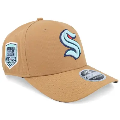 New Era - NHL Beige adjustable Keps - Hatstore Exclusive x Seattle Kraken Inaugural 21 9SEVENTY Bronze Adjustable @ Hatstore